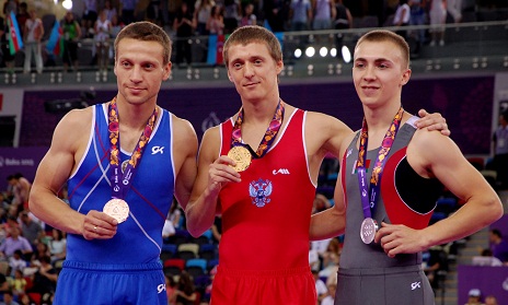 Azerbaijani gymnast wins bronze medal in trampoline at Baku 2015